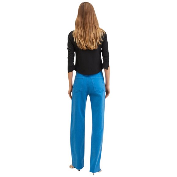 Mango Blue Flare & Wide Leg Jeans - Picture 4 of 13